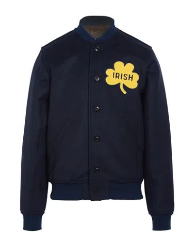 Chesapeake's Man Jacket Midnight Blue Size L Wool, Polyester, Polyamide