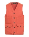 Chesapeake's Man Jacket Orange Size Xl Wool, Polyamide, Polyester In Red