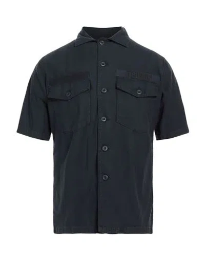 Chesapeake's Man Shirt Midnight Blue Size M Cotton