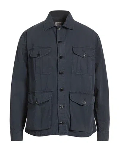 Chesapeake's Man Shirt Navy Size S Cotton In Black
