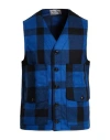 Chesapeake's Man Tailored Vest Blue Size L Wool, Polyamide, Polyester In Multi