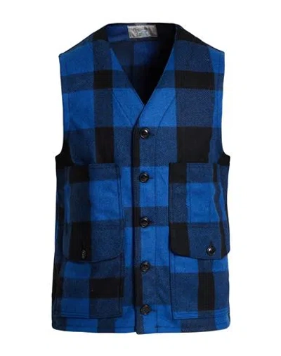 Chesapeake's Man Tailored Vest Blue Size L Wool, Polyamide, Polyester In Multi