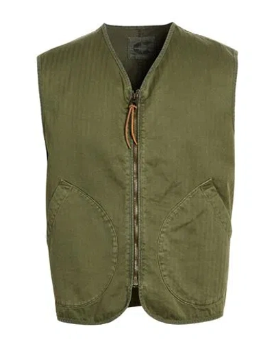 Chesapeake's Man Vest Military Green Size L Cotton