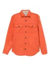 Chesapeake's Jackson Hole Pocket Shirt In Orange