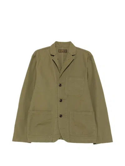 Chesapeake's Notched-lapels Patch-pocket Jacket In Green