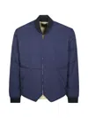 Chesapeake's Quilted Bomber Jacket In Blue