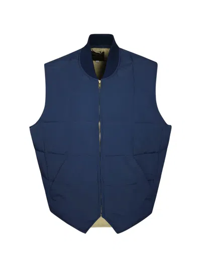 Chesapeake's Quilted Gilet In Blue