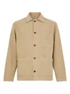 Chesapeake's Beige 'st Malo' Jacket In Cotton With Bottons And Pockets