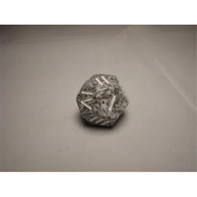 Chessex D4 Speckled Roman Numerals Dice, Granite