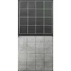 Chessex Manufacturing 1 In. Reversible Squares Megamat Board Game Black & Grey