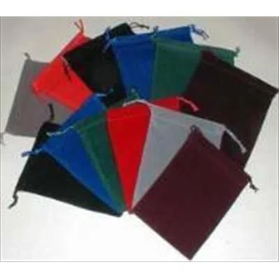 Chessex Manufacturing 2394 Large Suedecloth Dice Bag Red