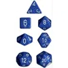 Chessex Manufacturing 25306 Water Speckled Polyhedral Dice Set Of 7