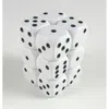 Chessex Manufacturing 25601 Opaque White With Black - 16 Mm Six Sided Dice Set Of 12