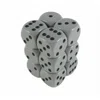 Chessex Manufacturing 25610 Opaque Dark Grey With Black - 16 Mm Six Sided Dice Set Of 12
