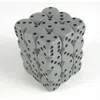 Chessex Manufacturing 25810 Opaque Dark Grey With Black - 12 Mm Six Sided Dice Set Of 36