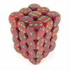 Chessex Manufacturing 25904 Strawberry Speckled - 6 Sided 12 Mm Dice Set Of 36