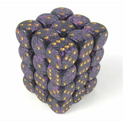 Chessex Manufacturing 25917 Hurricane Speckled - 6 Sided 12 Mm Dice Set Of 36