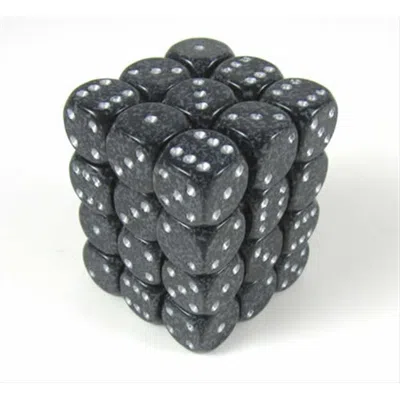 Chessex Manufacturing 25918 Ninja Speckled - 6 Sided 12 Mm Dice Set Of 36