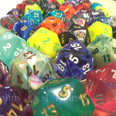 Chessex Manufacturing 274aa Assorted Dice Set Of 7