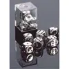 Chessex Manufacturing 29007 16 Mm Silver D6 Dice Set Of 2