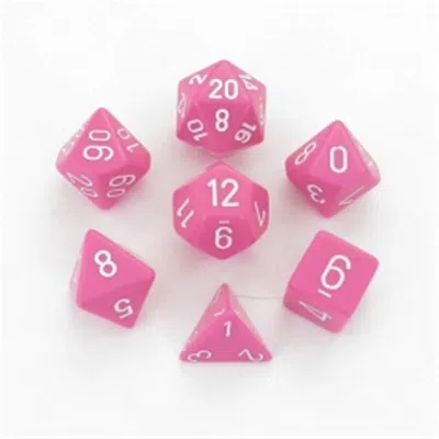 Chessex Manufacturing Cube Of Opaque Dice - Pink
