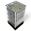 Chessex Manufacturing D6 Cube 16 Mm Opaque Ww2 German Dark Grey & Black Dice - 12 Count