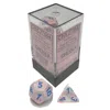 Chessex Manufacturing Festive Pop-art & Blue Dice - Set Of 7