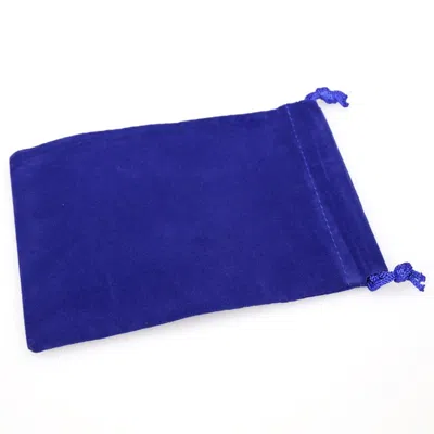 Chessex Manufacturing Suede Dice Bag, Royal Blue - Small