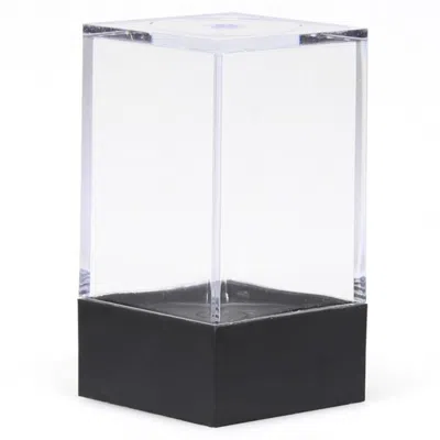 Chessex Plastic Display Box Figures, Black - Small