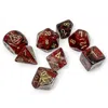 Chessex Tube Lab Dice Borealis Cosmos Gold - Set Of 7