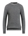 Chester Taylor London Man Sweater Grey Size 46 Acrylic, Alpaca Wool, Wool, Viscose In Gray