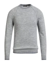 Chester Taylor London Man Sweater Light Grey Size 46 Acrylic, Alpaca Wool, Wool, Viscose In Gray