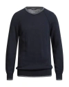 Chester Taylor London Man Sweater Midnight Blue Size 46 Acrylic, Wool, Alpaca Wool, Viscose