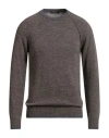 Chester Taylor London Man Sweater Taupe Size 44 Acrylic, Wool, Alpaca Wool, Viscose In Gray
