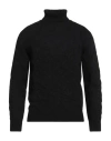 Chester Taylor London Man Turtleneck Black Size 44 Acrylic, Alpaca Wool, Wool, Viscose In Black