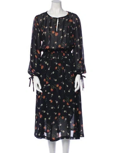 Pre-owned Chester Weinberg Vintage Long Dress In Black