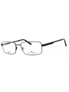 Chesterfield 31 Xl Rectangular Eyeglasses For Men In Black