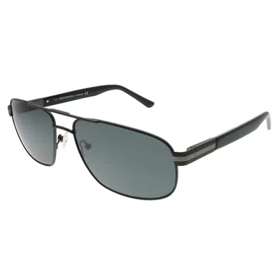 Chesterfield Ch 05s 0r81 Unisex Aviator Sunglasses In Black