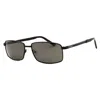 Chesterfield Ch09s Polarized Rectangular Sunglasses In Black