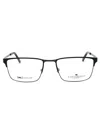 Chesterfield Rectangle-frame Glasses In Blue Shaded Grey/clear Demo Lens