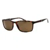 Chesterfield Rectangular Men's Sunglasses In Brown