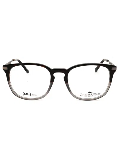 Chesterfield Ch 120xl Sunglasses In Havana Grey / Clear Demo Lens