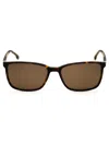 Chesterfield Tortoiseshell-effect Rectangle-frame Sunglasses In Hvn/brown Polar