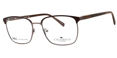 Chesterfield Ch 72xl 009q Occhiali Da Vista Marroni Per Uomo (solo Montatura)
