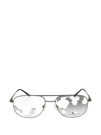 Chesterfield Ch 894/t Pilot-frame Glasses In Brown
