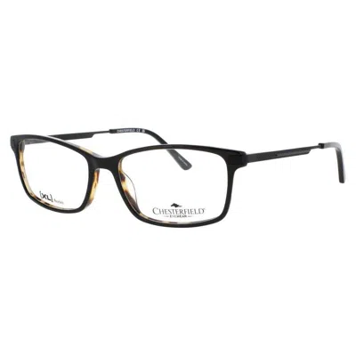 Chesterfield Men's Tortoise Rectangular Eyeglass Frames -ch-107xl-wr7-56