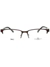 Chesterfield Modern Rectangular Xl Eyeglasses In Brown