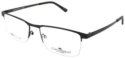 Chesterfield Optical Glasses Matte Black In Grey