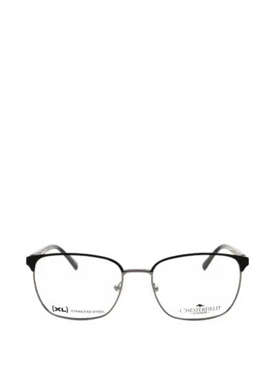 Chesterfield Oval-frame Glasses In Black