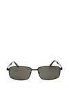 Chesterfield Rectangle-frame Polarized Sunglasses In Red